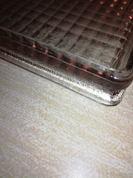 Glass block ashtray 70