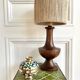 vase laiton émail cloisonné décor d'iris