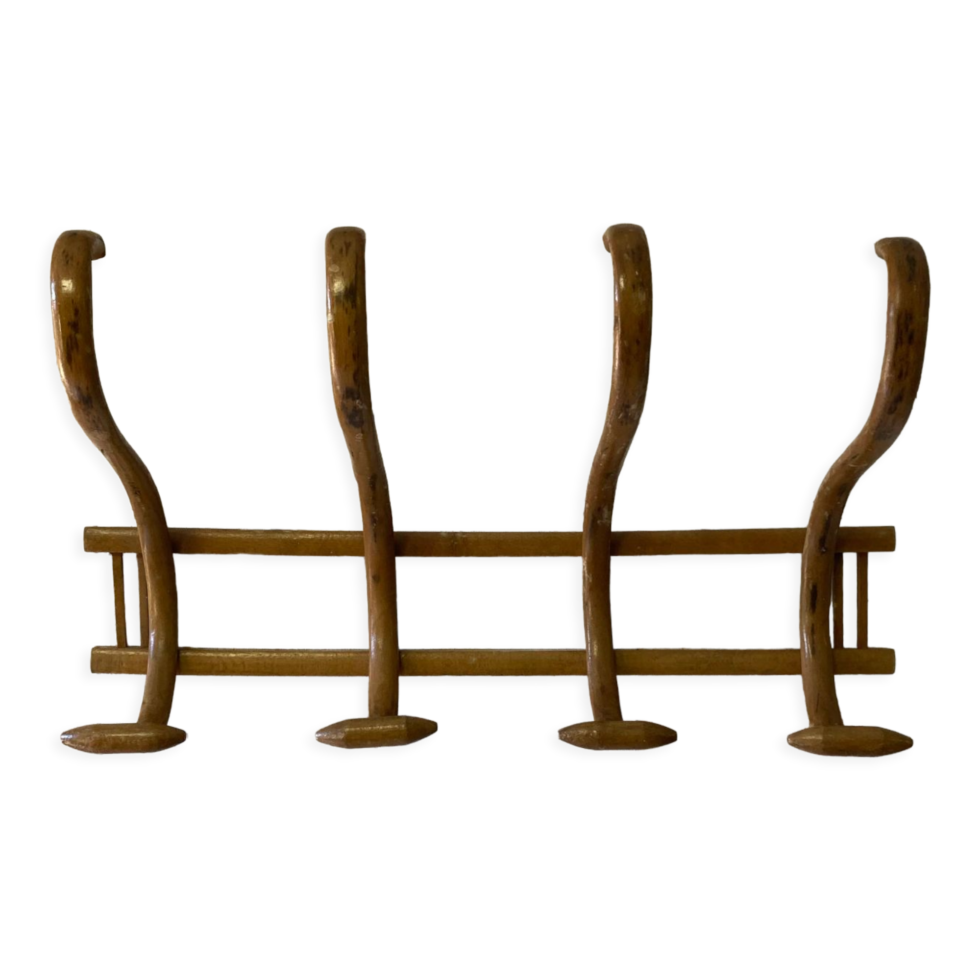 Patère en bois courbé