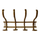 Patère en bois courbé