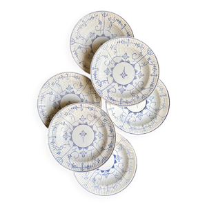 6 assiettes creuses boch