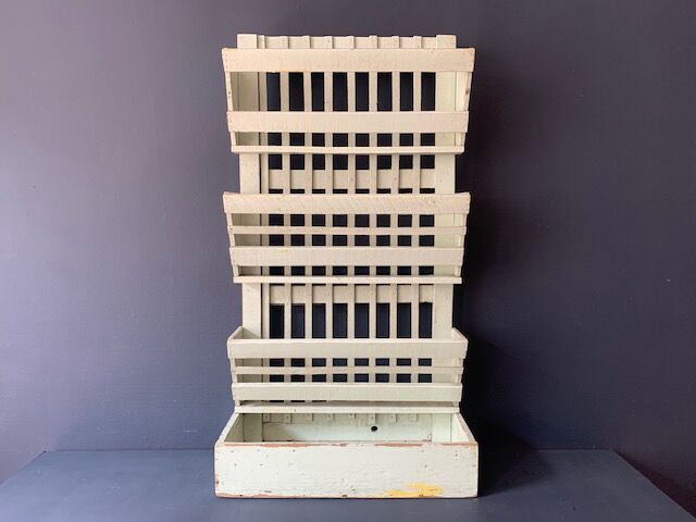 Boîte De Rangement En Bois Naturel 4 Compartiments - Fournitures Beaux