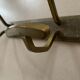 Antique brass wall coat rack