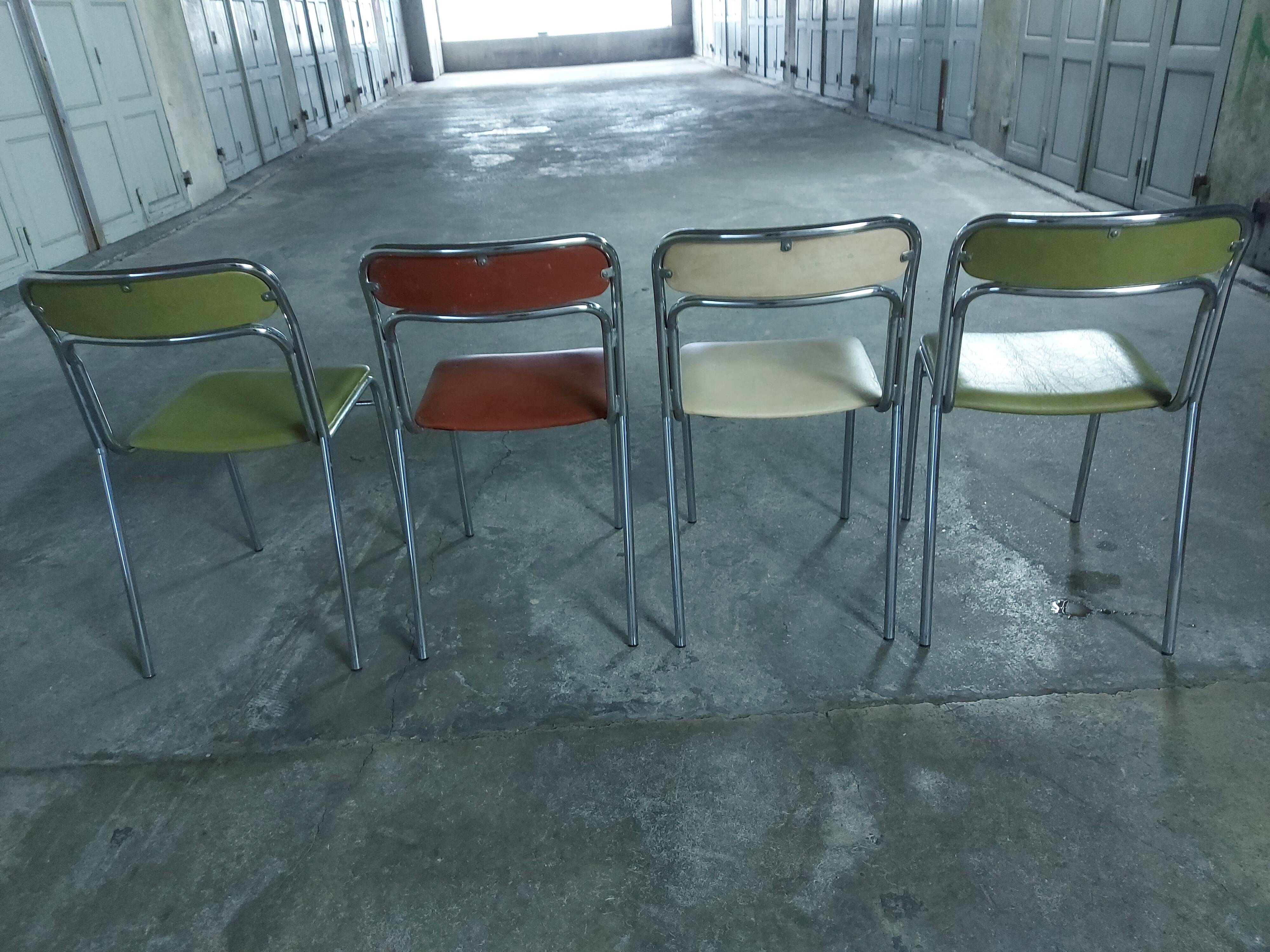 4 chaises vintages 70'S Souvignet