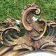 Gilded mirror of louis XV style fireplace 1900 79x145cm
