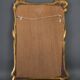 Mirror 1900 art nouveau noodle floral decor gilded wood