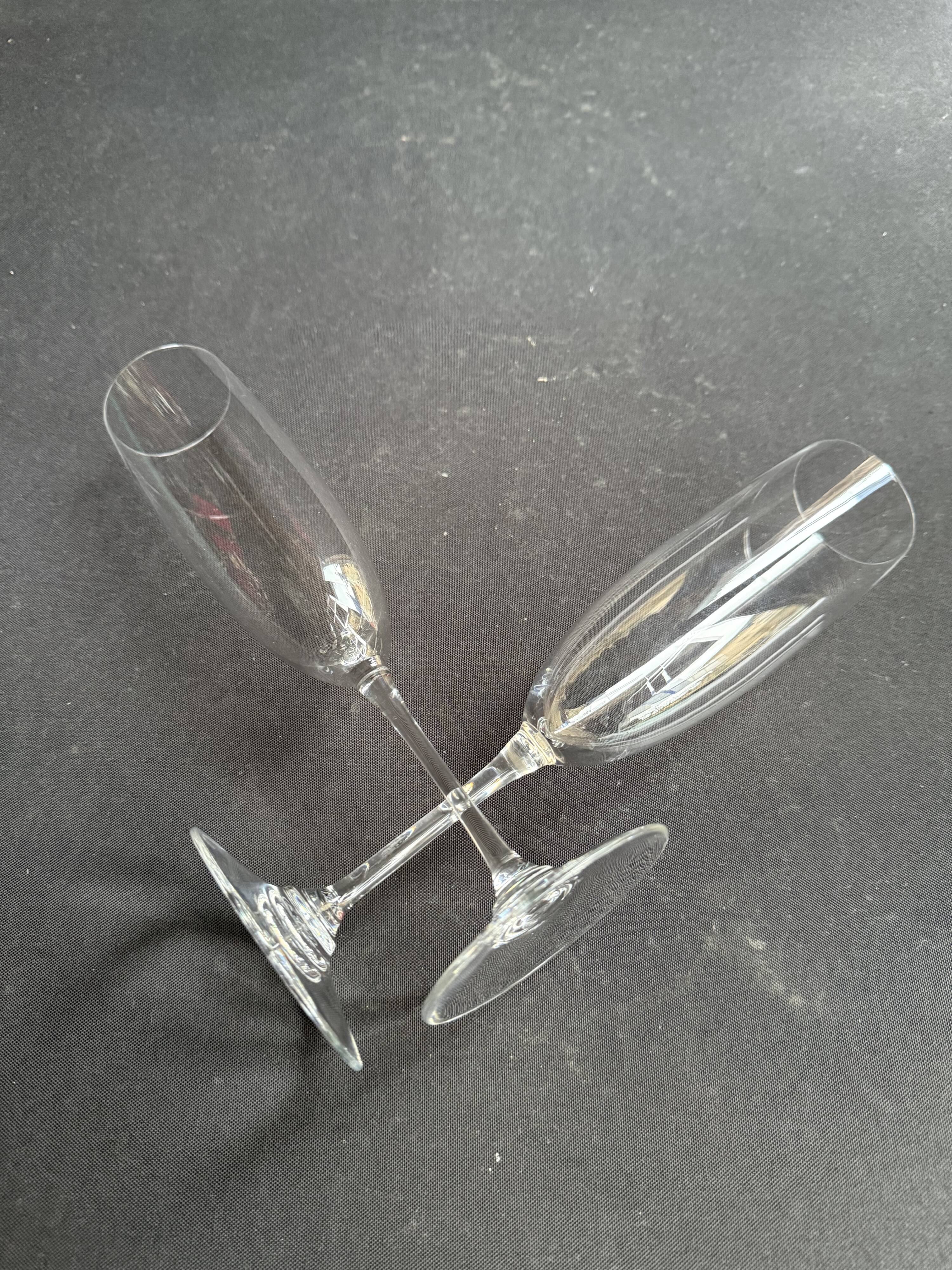 Paire de flûtes à champagne – Baccarat Perfection