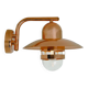 Exterior copper wall light