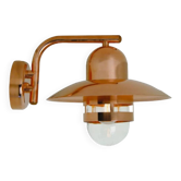 Exterior copper wall light