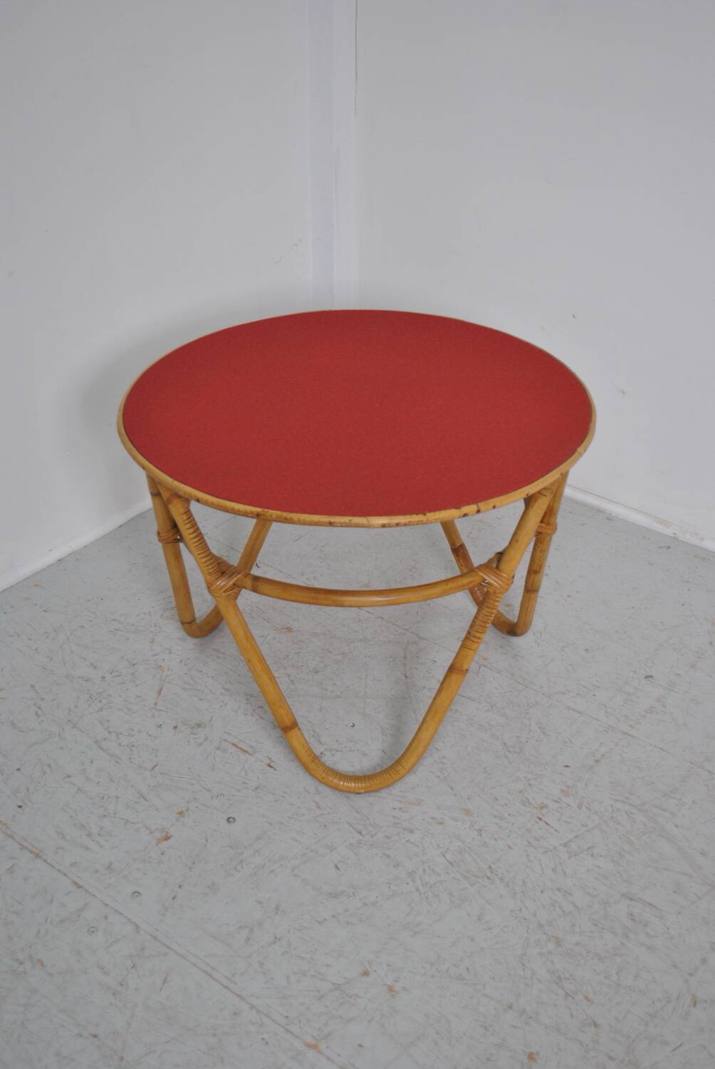 Rattan coffee table 1960