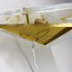 Large triangular glass wall & ceiling lamp, 1960’s