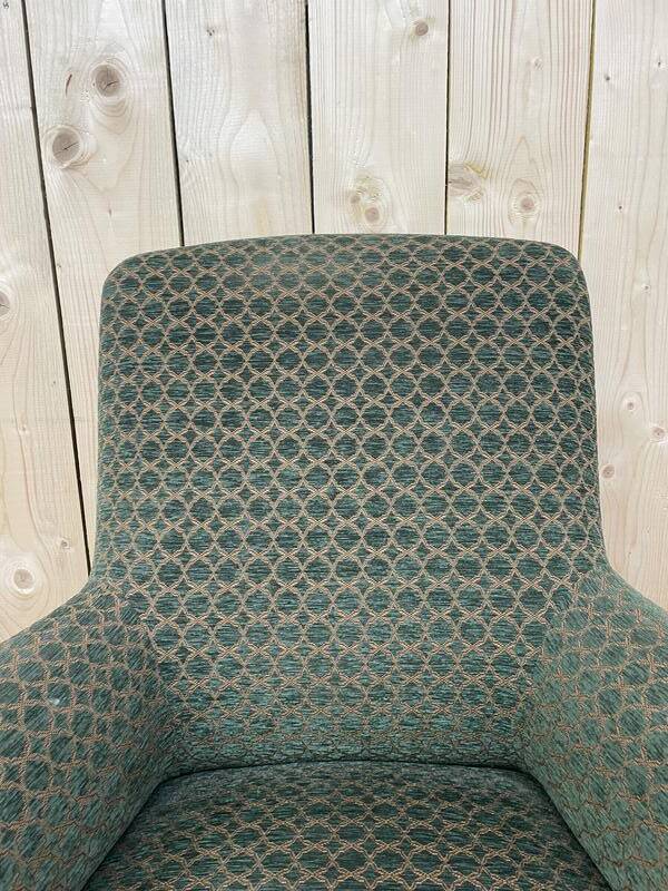 Fauteuil Bergère époque Napoléon III velours vert