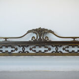 Exceptional decorative brass bed frame