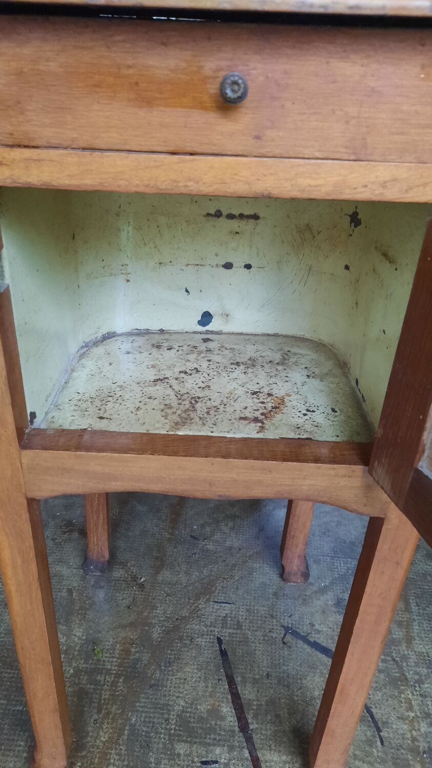 Vintage bedside table