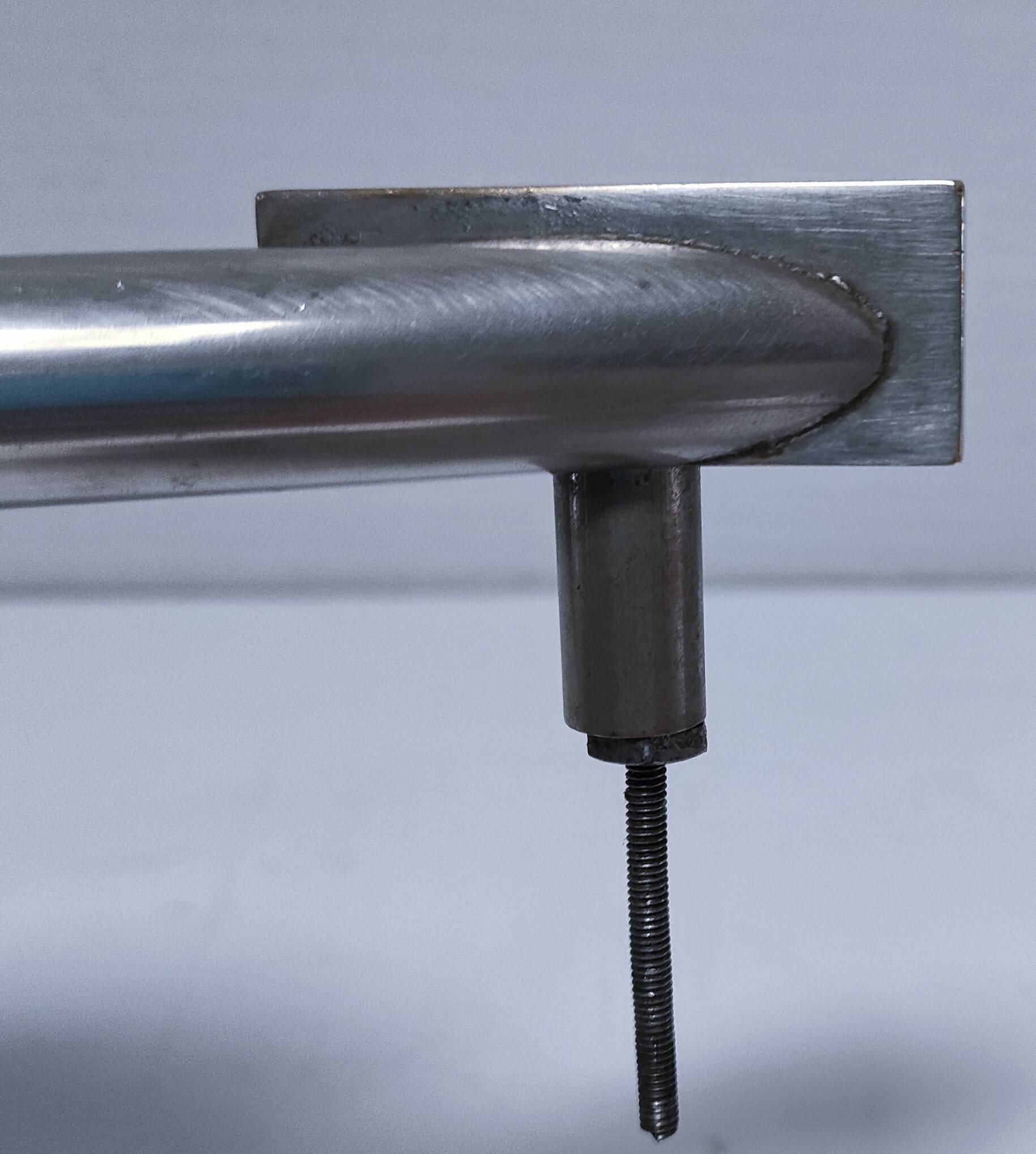 three art deco bronze handles silver tone cover