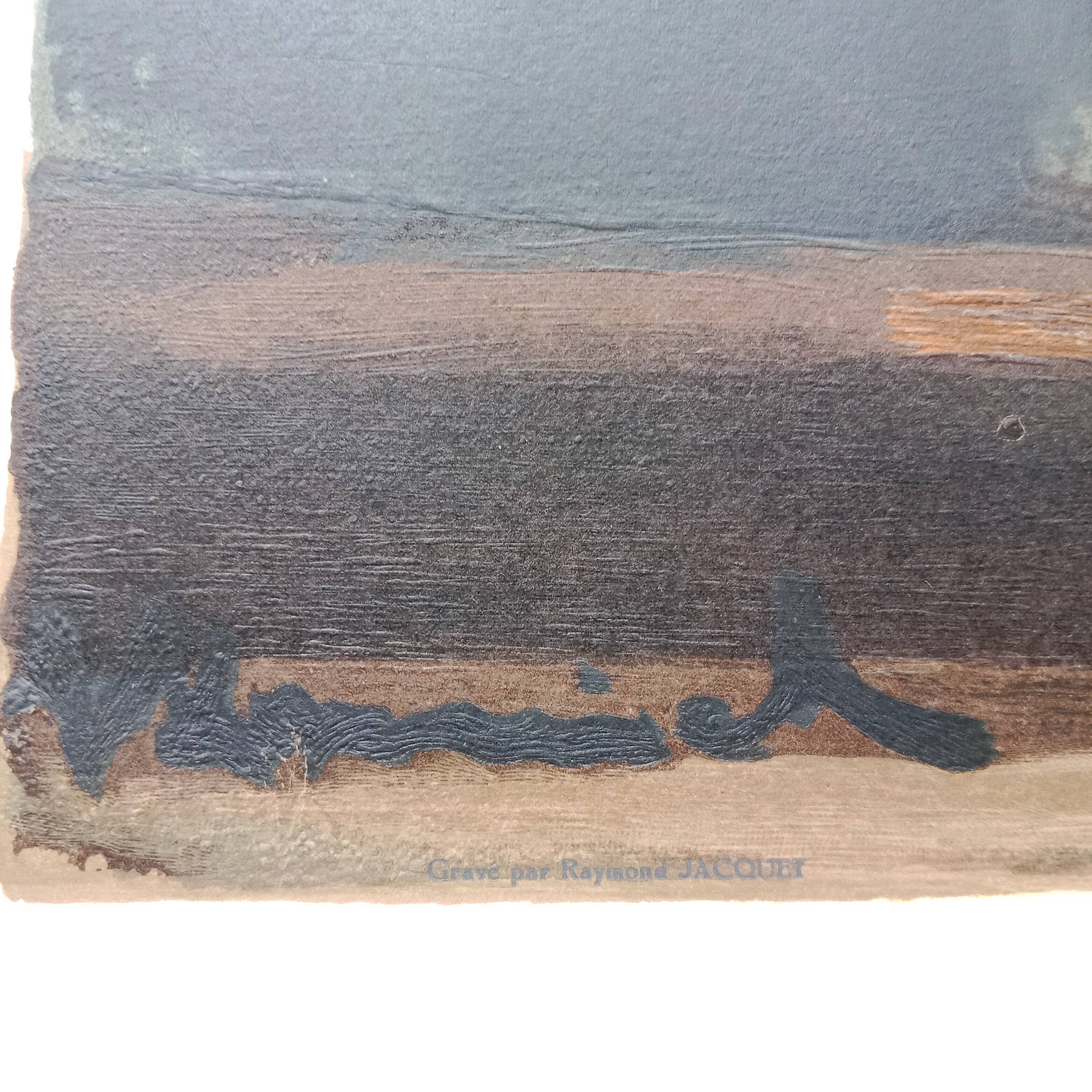 "The Pompom Roses", heliogravure by Raymond Jacquet after Maurice de Vlaminck (1876-1958)