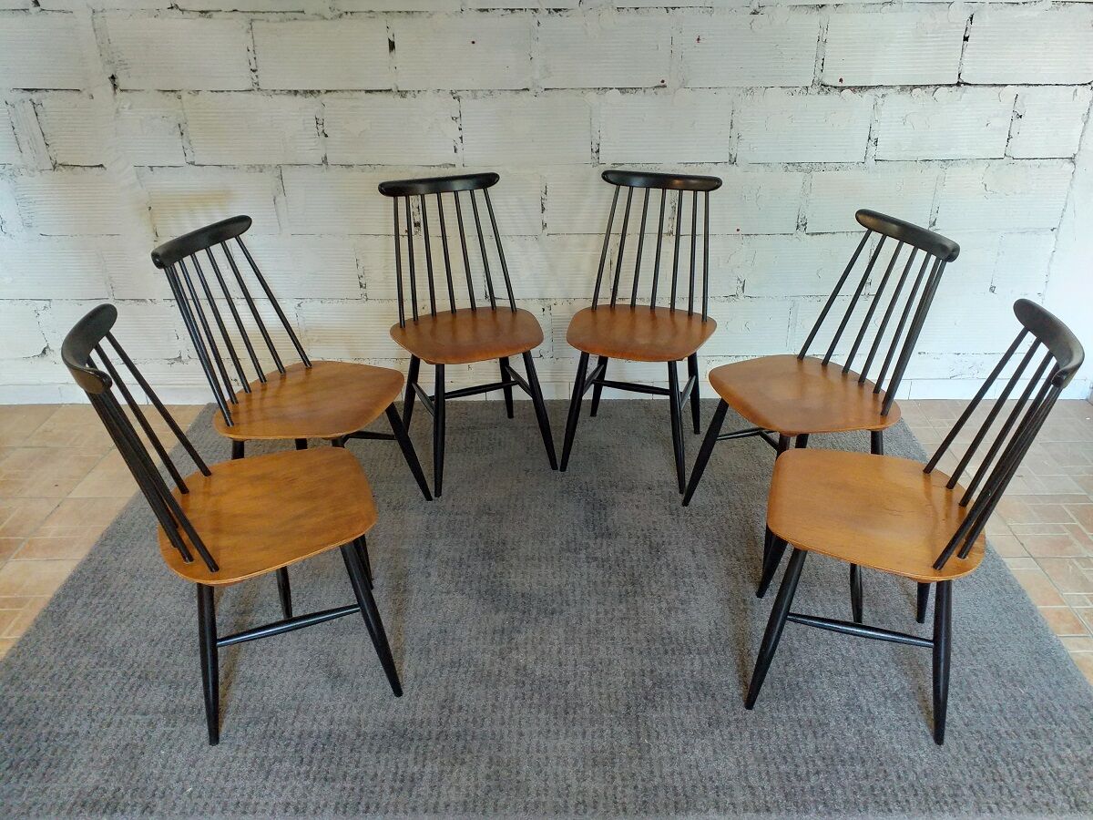 Lot of chairs Fanett Tapiovaara 60