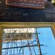 Rustic golden mirror