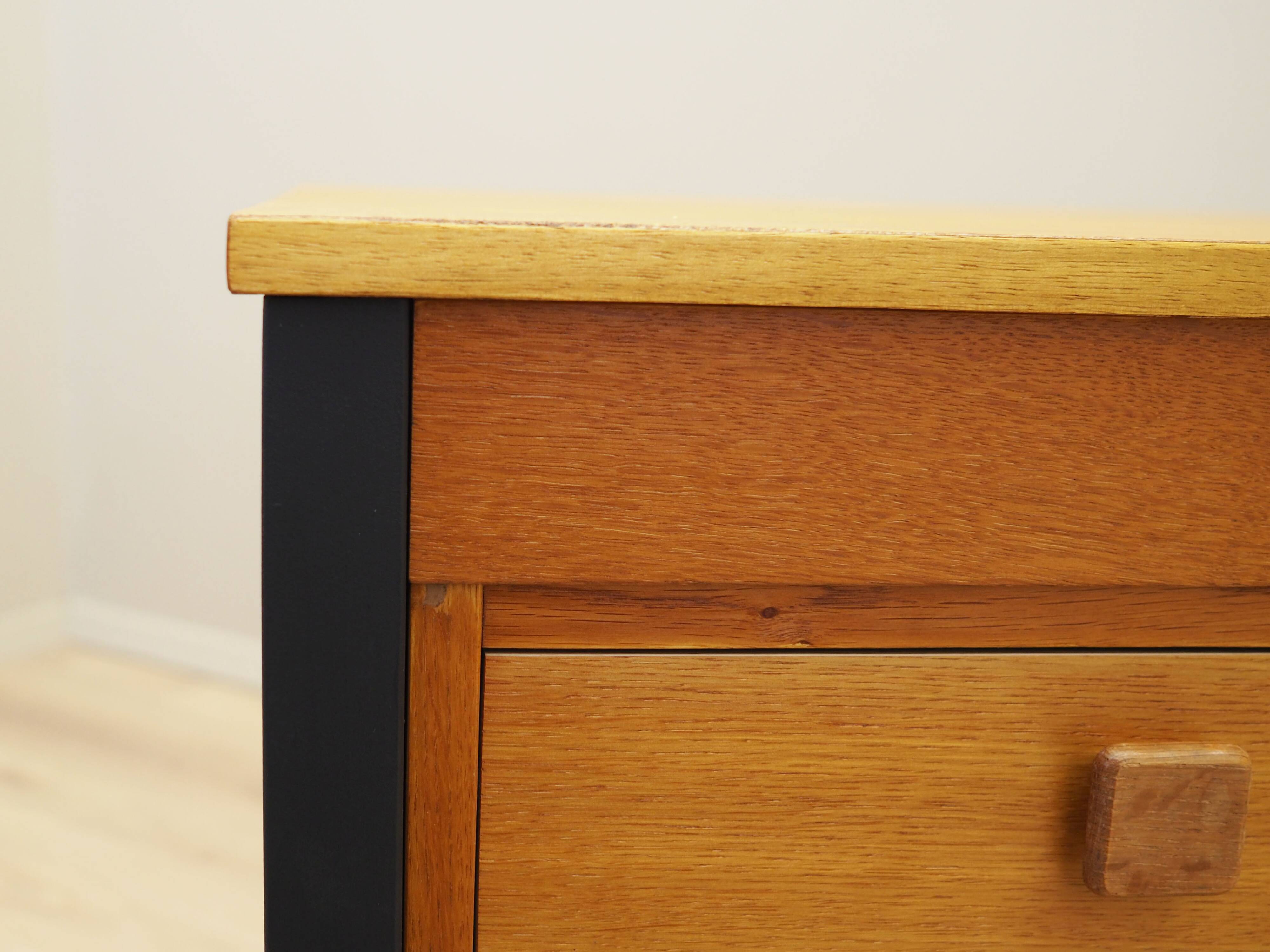 Ash desk, Danish design, 1970s, manufacturer: Domino Møbler