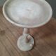 White marble stand