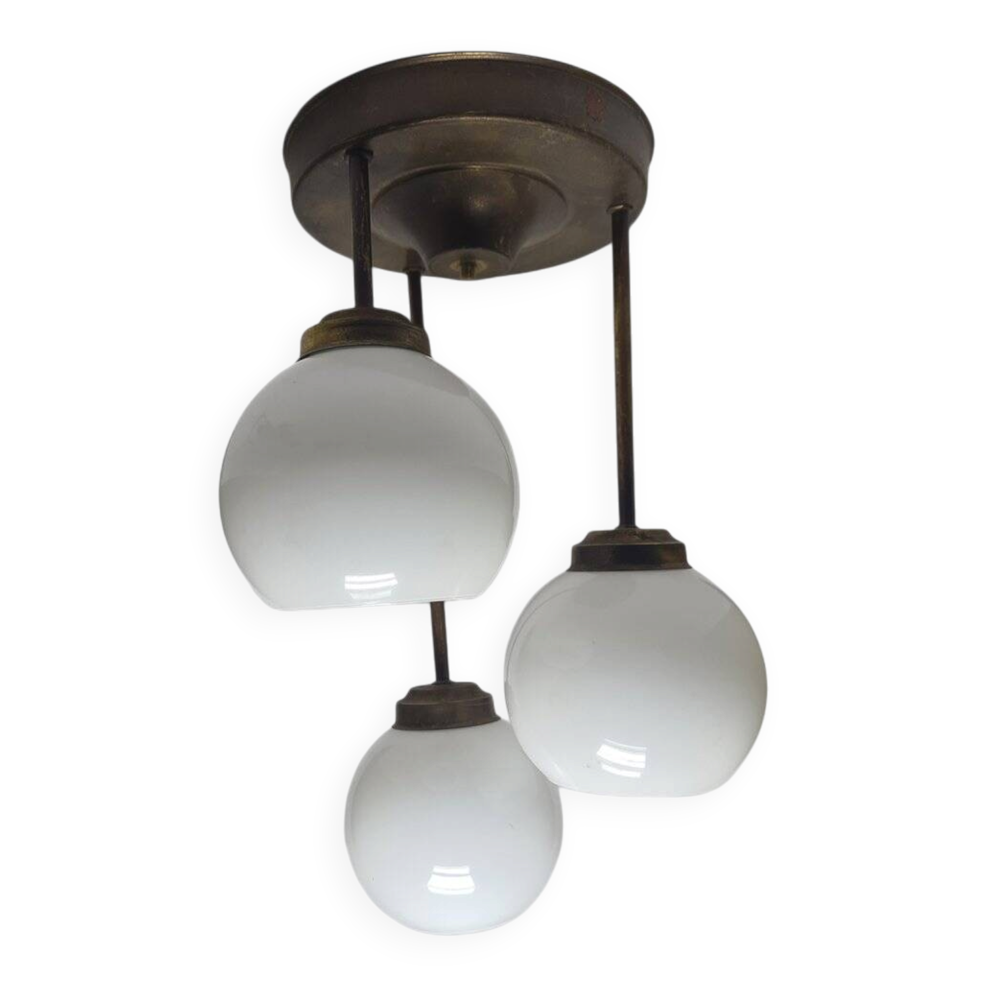 Art Nouveau chandelier, Poland, 1970s