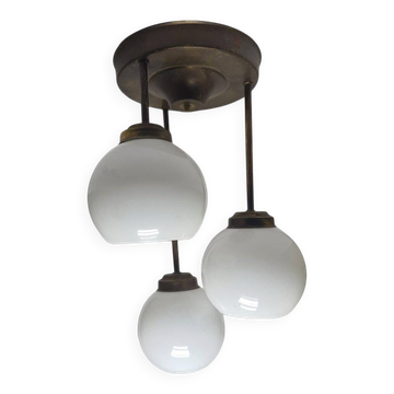 Art Nouveau chandelier, Poland, 1970s