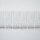 Set of crystal glasses, Italian design, 1960s, production: Italy