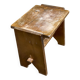 Scandinavian solid wood stool 1950