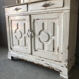 Old patinated dresser buffet