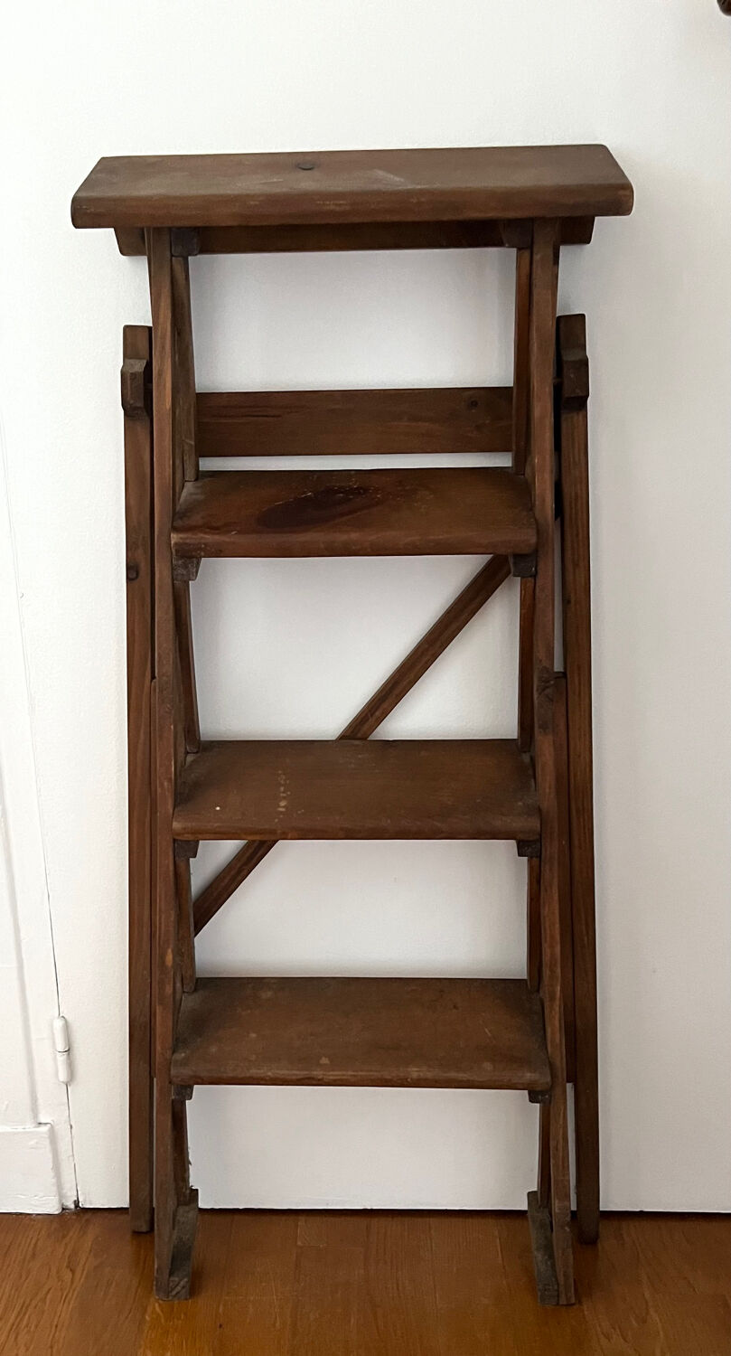 Wooden stepladder