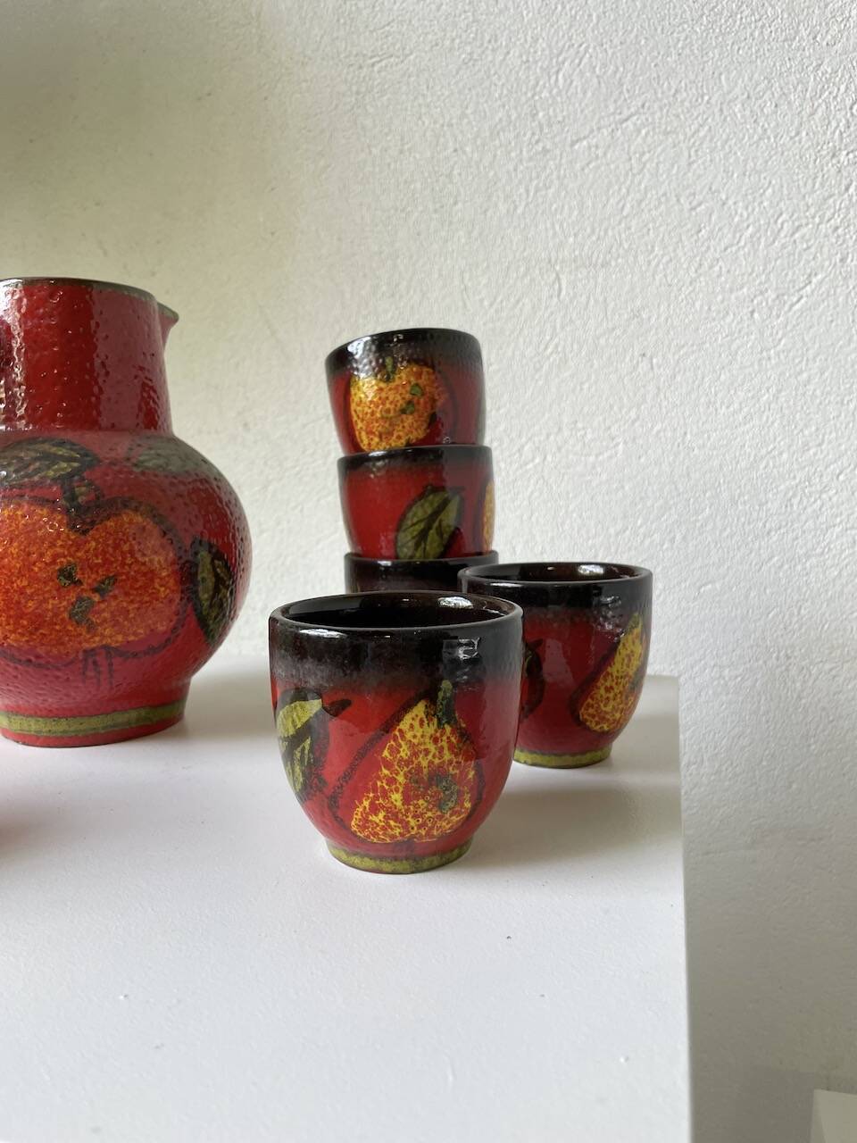 Scheurich German ceramic lemonade set