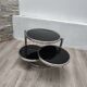 Leitmotiv 1970s rotating tray side table