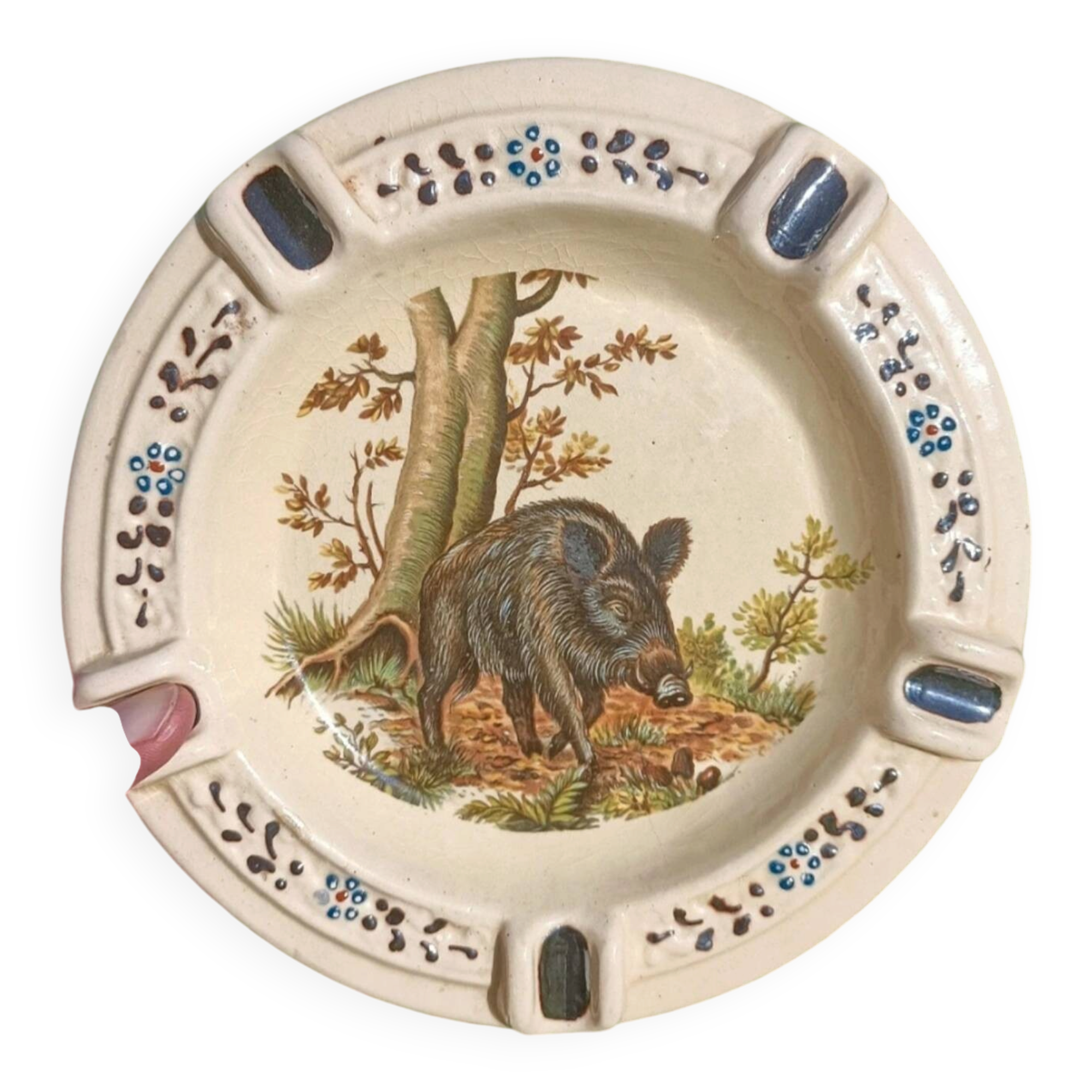 Large retro ashtray