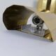Pair of brass wall sconces in mid-century style Atelje Lyktan Sweden 1970s
