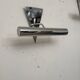 Pair of stainless steel wall lights 1980