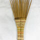 Traditional Luba comb / Congo made of wood and woven wicker.