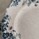 Flat plates (4) in earthenware from Saint Amand and Hamage, Terre de fer, Marie Louise model, c