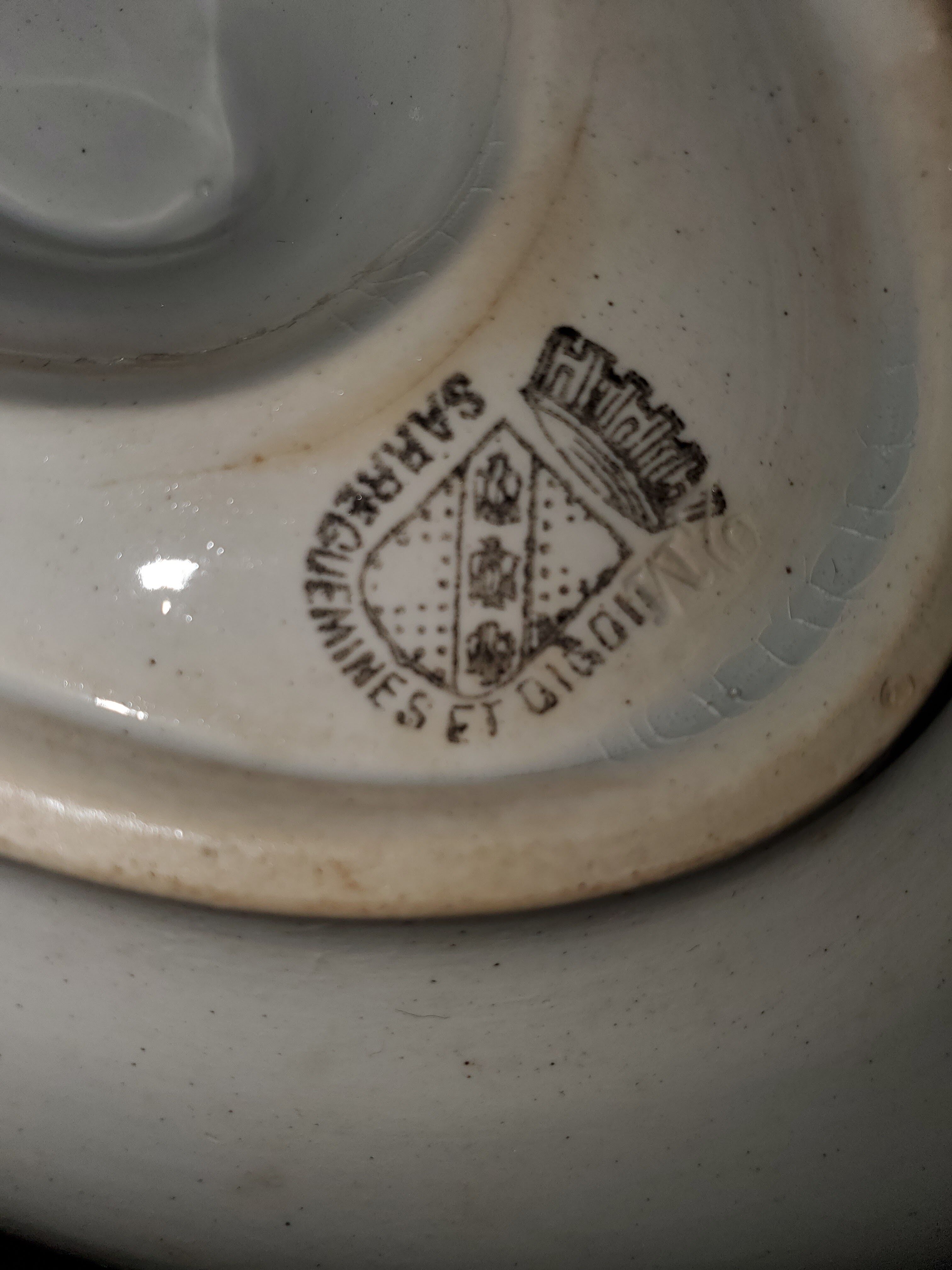 Gravy boat Sarreguemines