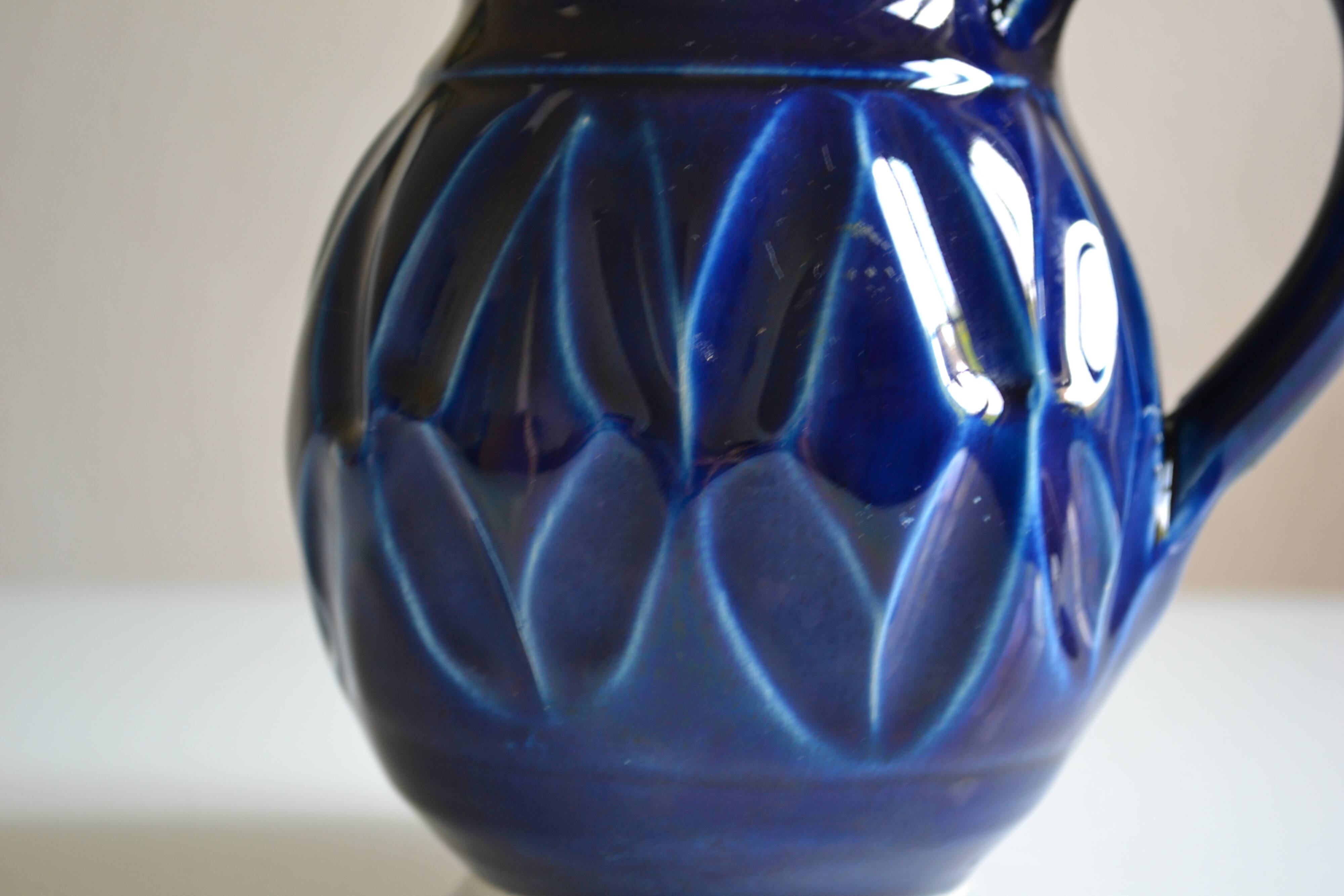 Roland Zobel (1945-2004) The Cyclades Glazed ceramic pitcher Anduze 1970