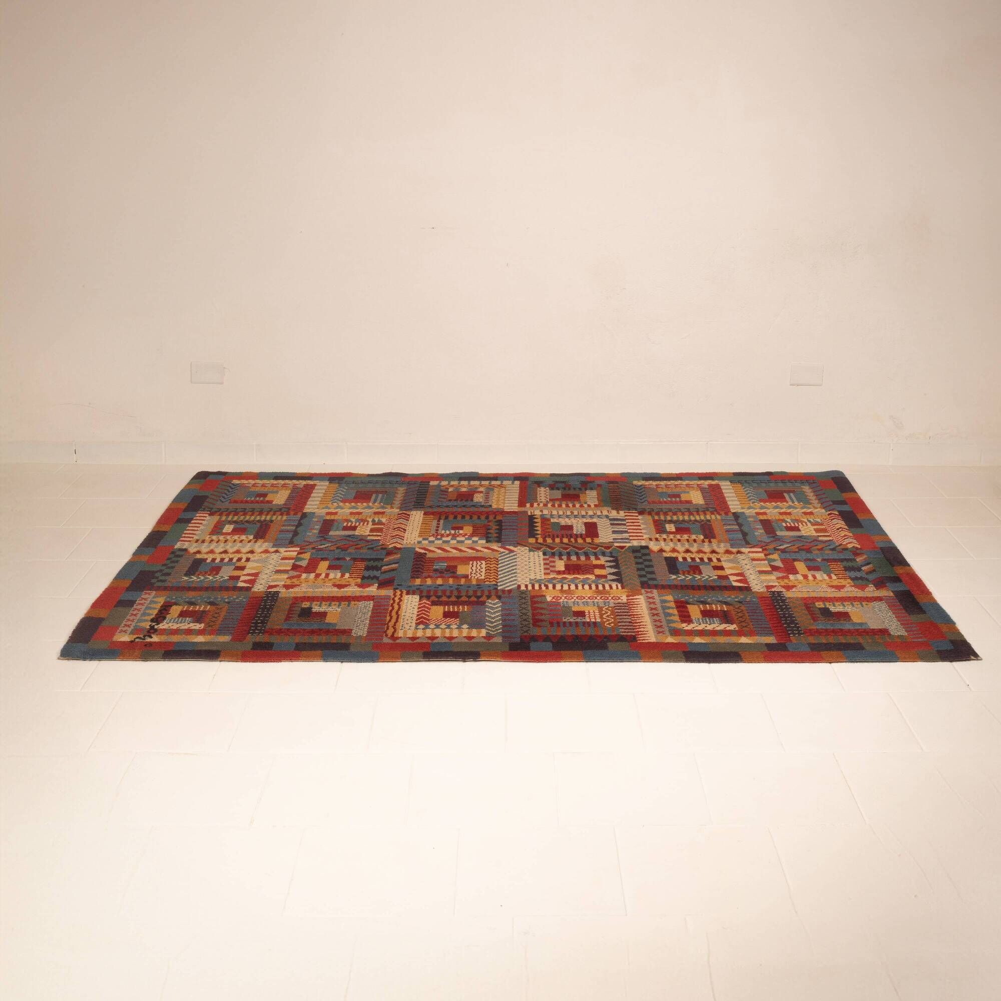 Orion T101 wool rug by Ottavio Missoni for Missoni, 1991