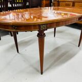 Inlaid rosewood dining table