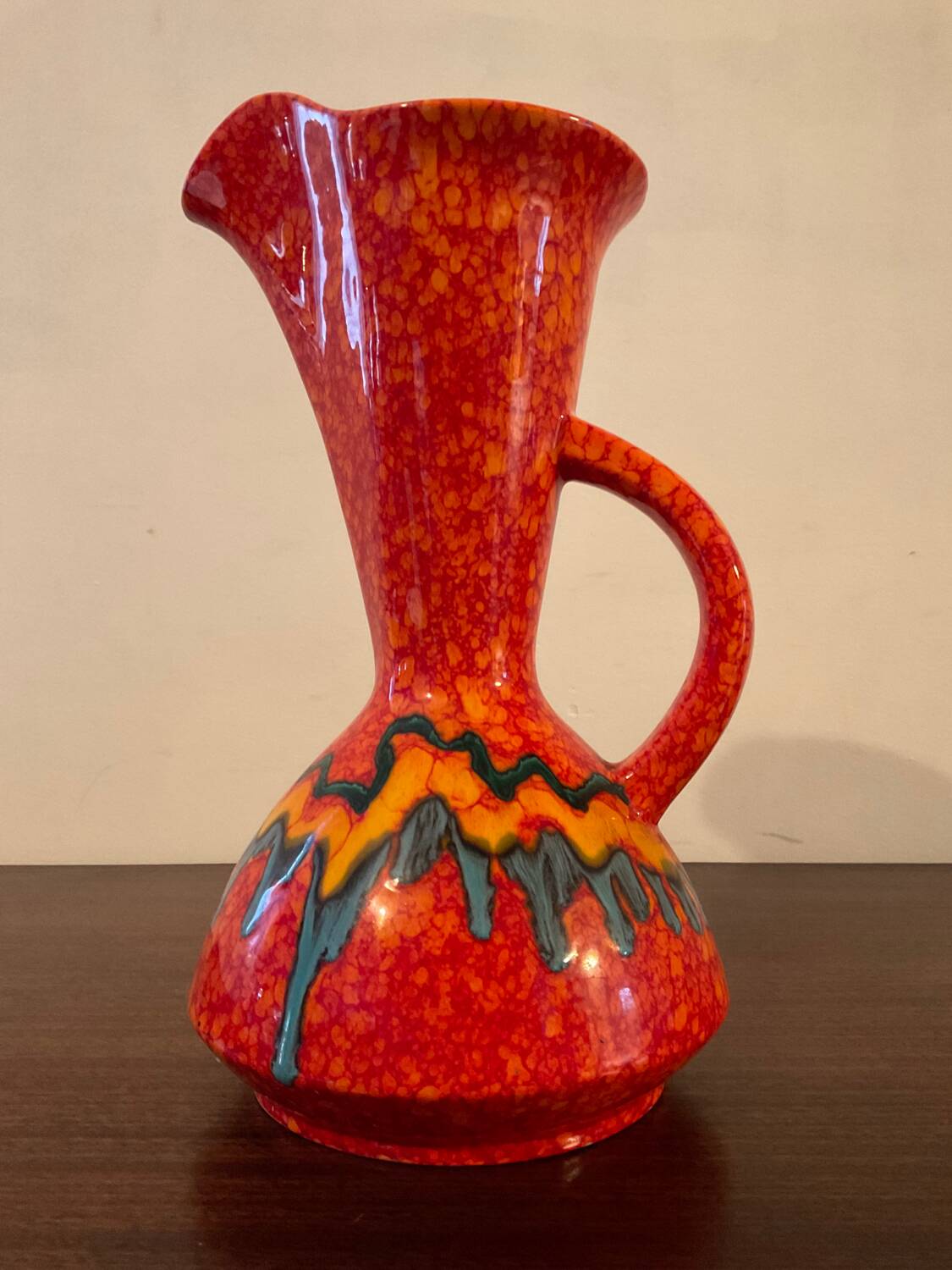 Bertoncello Italy ceramic vase signed