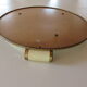Plateau rond miroir vintage style Art Déco