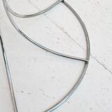 Floor lamp with rattan shade