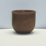 Vintage brown flower pot from Denmark