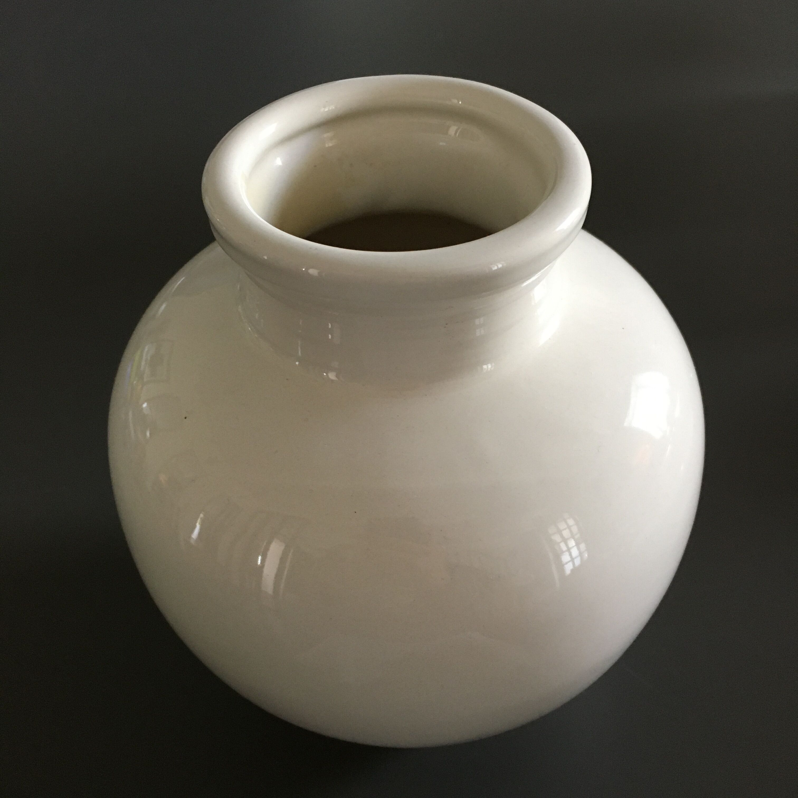 Ivory ball vase