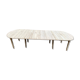Louis Philippe extendable dining table with 8 leaves, renovated, 350cm, 19th century.
