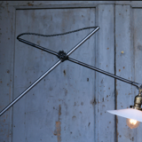 OC White lamp with wall attachment