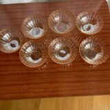 7 vintage cups, iridescent gondolo
