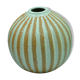 Coloquinte vase in recoiking by Jacques Breugnot